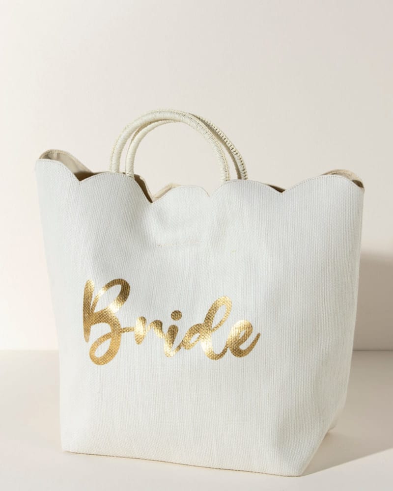 Scalloped tote 2025
